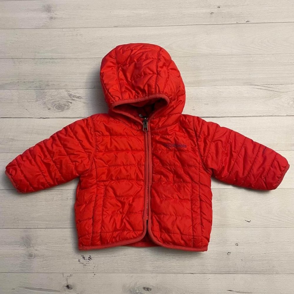 columbia baby girl reversible jacket 3-6 months
